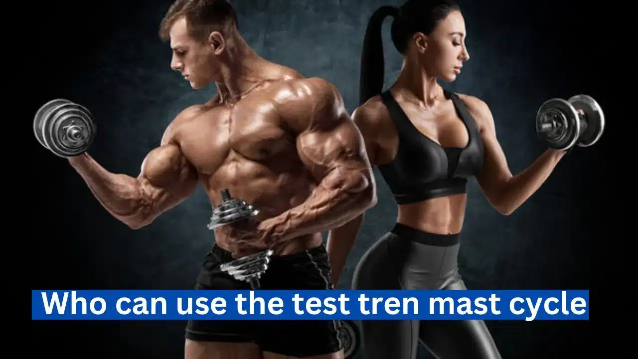 Male and female use test tren mast cycle for muscle